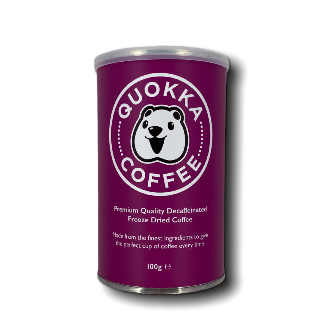 Quokka Decaf - 100g Tin - Decaffeinated Colombian Instant Coffee